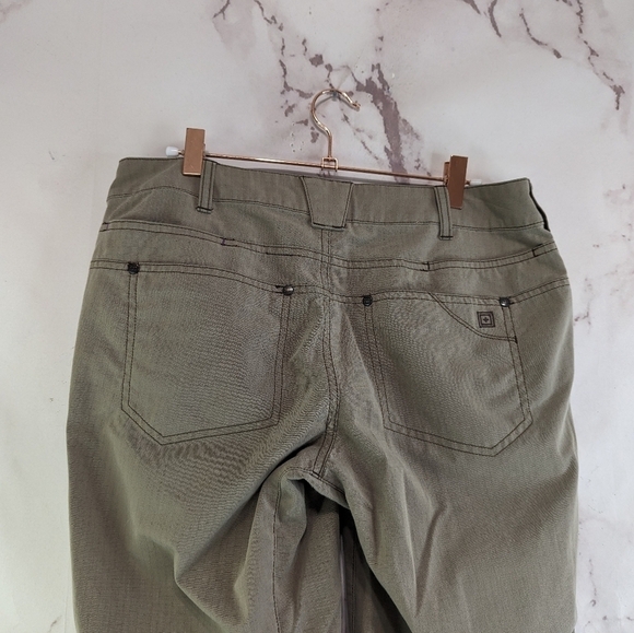 511 Tactical Pants Women 10 X 31 Khaki Tan Brown Pockets Cirrus Ripstop 5.11 - Picture 6 of 13